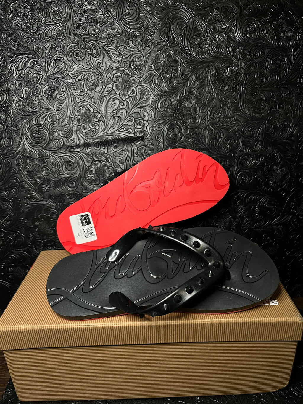 Christian L. sandals Foreign Gallery Foreign Gallery