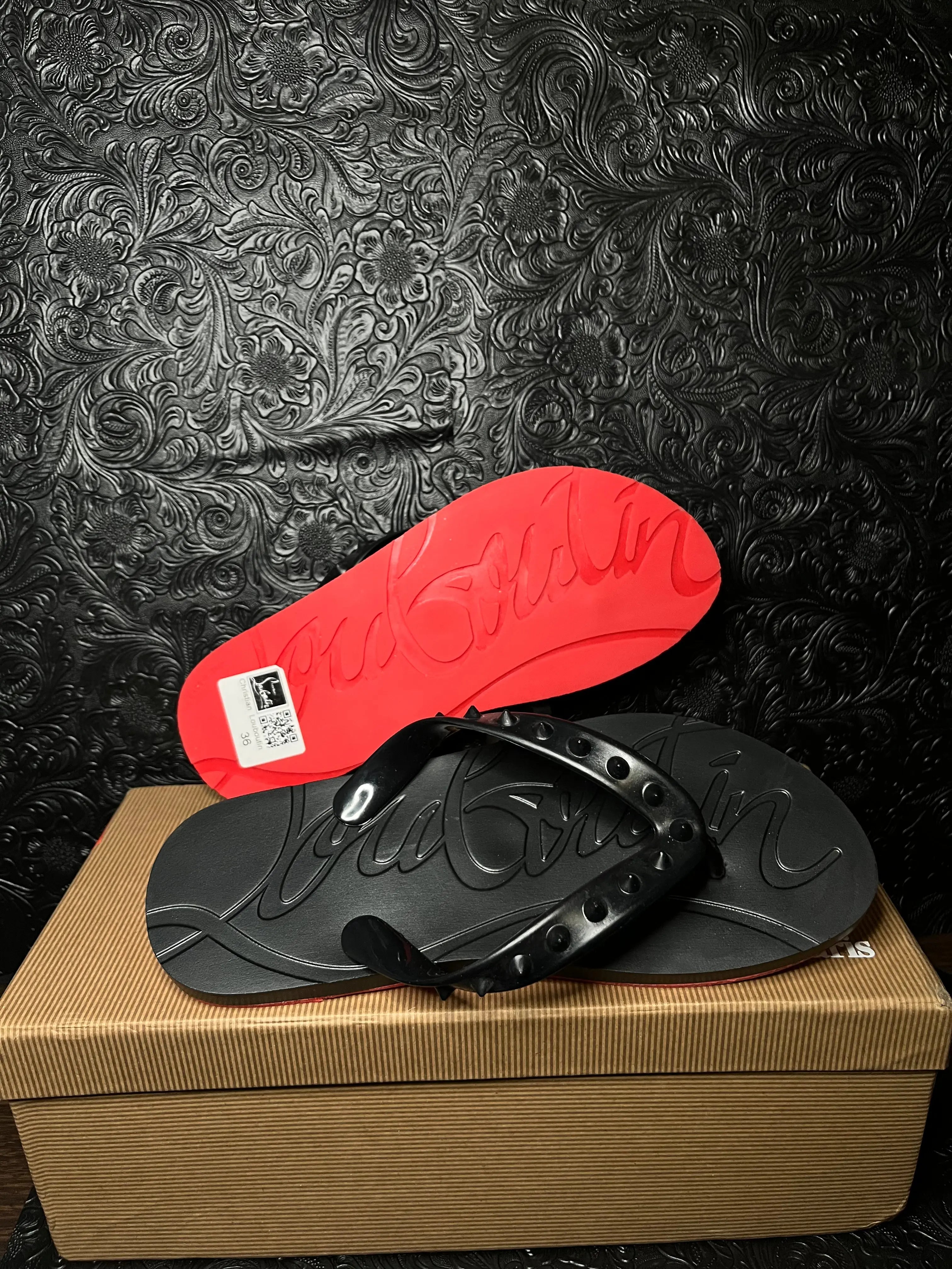 Christian L. sandals Foreign Gallery Foreign Gallery